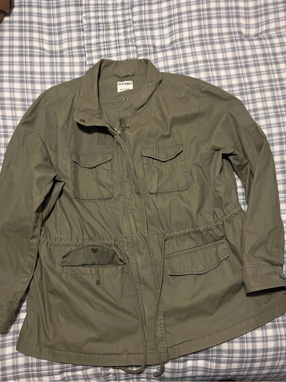 Old Navy Woman Olive Utility Field Jacket